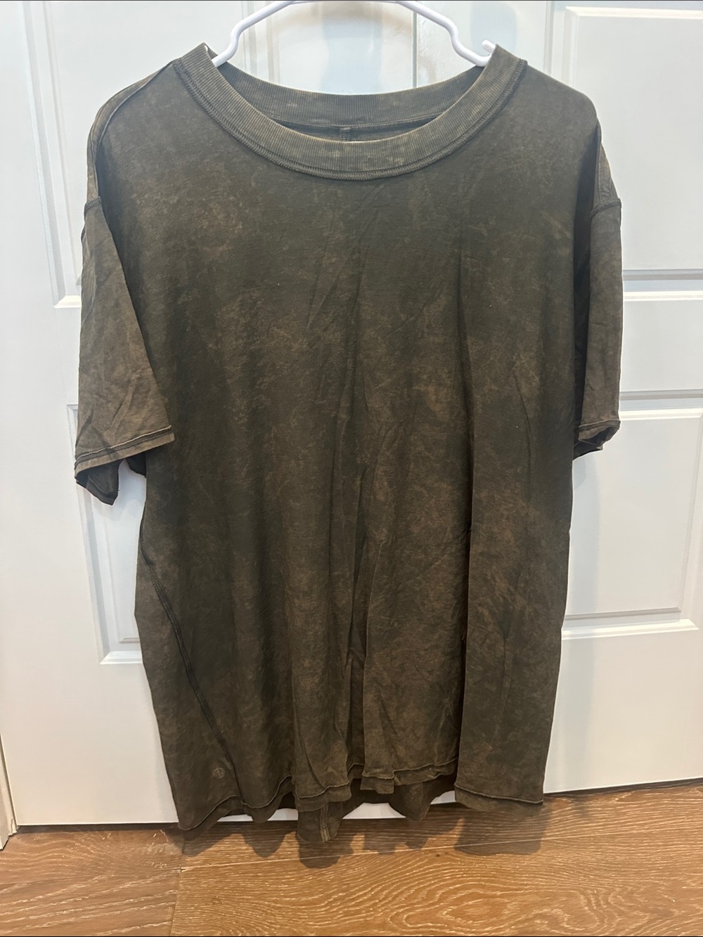 lululemon athletica women’s  Washed Olive Tee